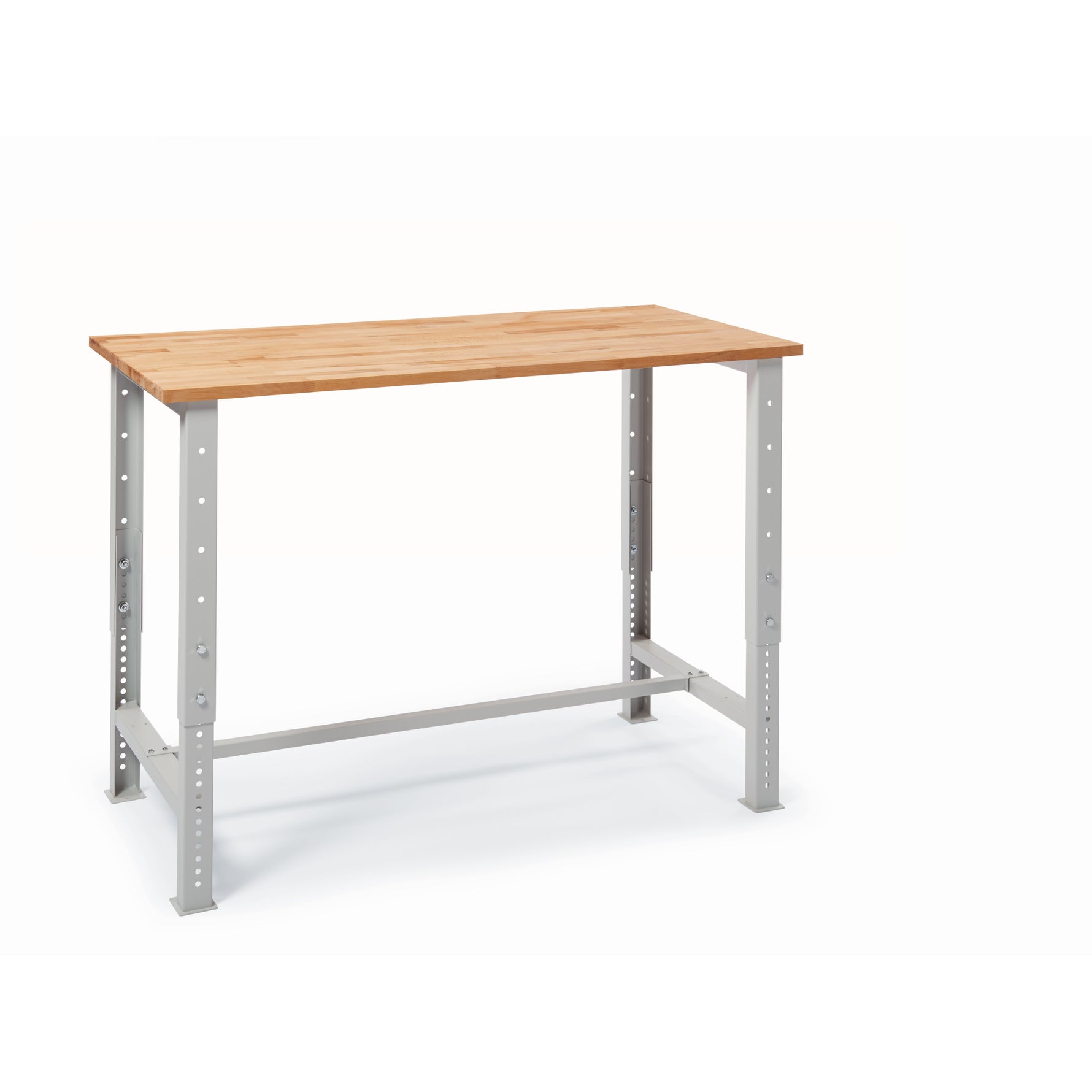 Neutralware Werkbank DS PROFI SYSTEM 1.500 x 710-1.060 x 700 mm (B x H x T) 27 mm Buche, massiv