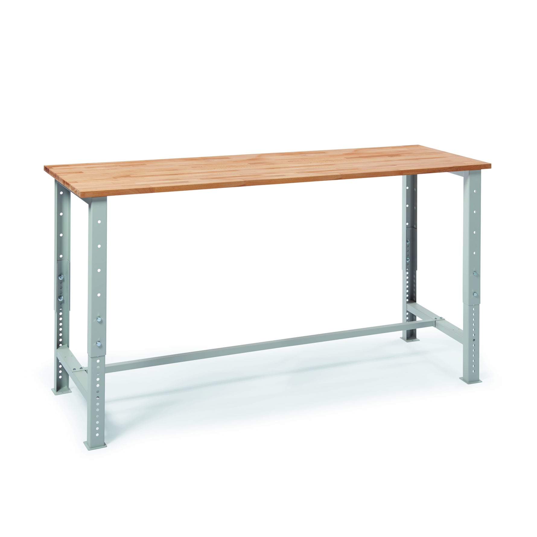 Neutralware Werkbank DS PROFI SYSTEM 2.000 x 710-1.060 x 700 mm (B x H x T) 27 mm Buche, massiv