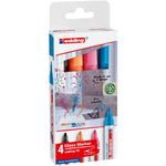 edding Glasboardmarker 95 4 St./Pack. Kartonschachtel