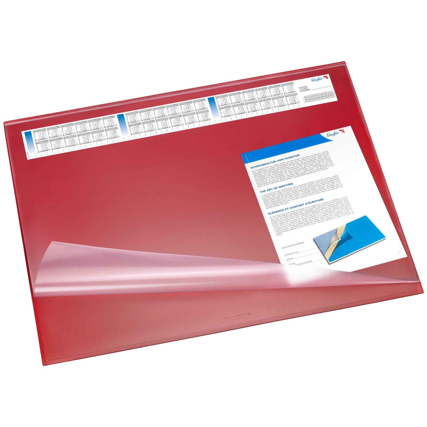 Läufer Schreibunterlage Synthos VSP mit Kalender 3 Jahre 65 x 52 cm (B x H)