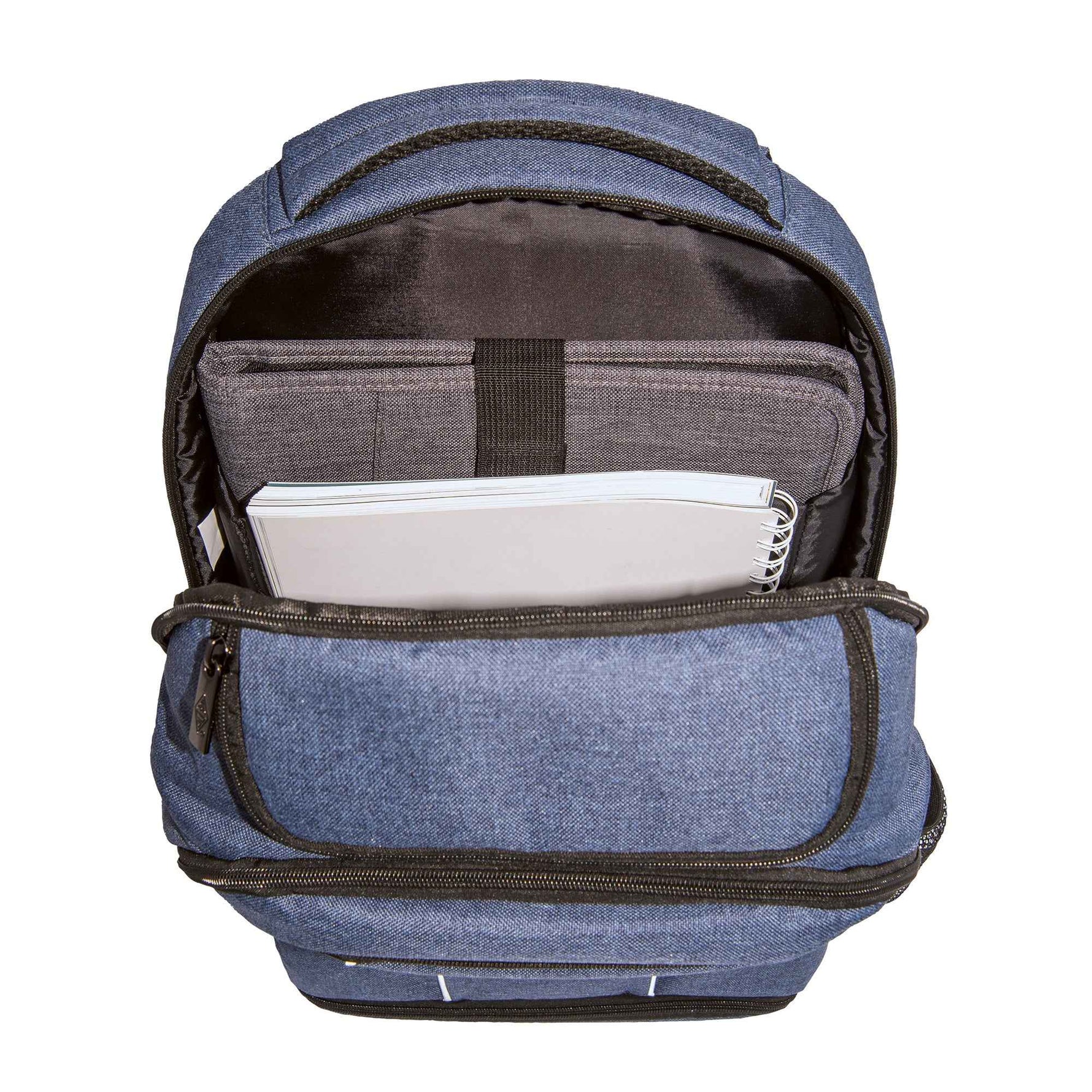 WEDO® Notebookrucksack DENIM Notebooks bis (15,6"), Tablets bis (10,5")