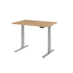 Hammerbacher Schreibtisch Basic 1.200 x 640 x 1.290 x 800 mm (B x H x T) asteiche – Produktbild 3
