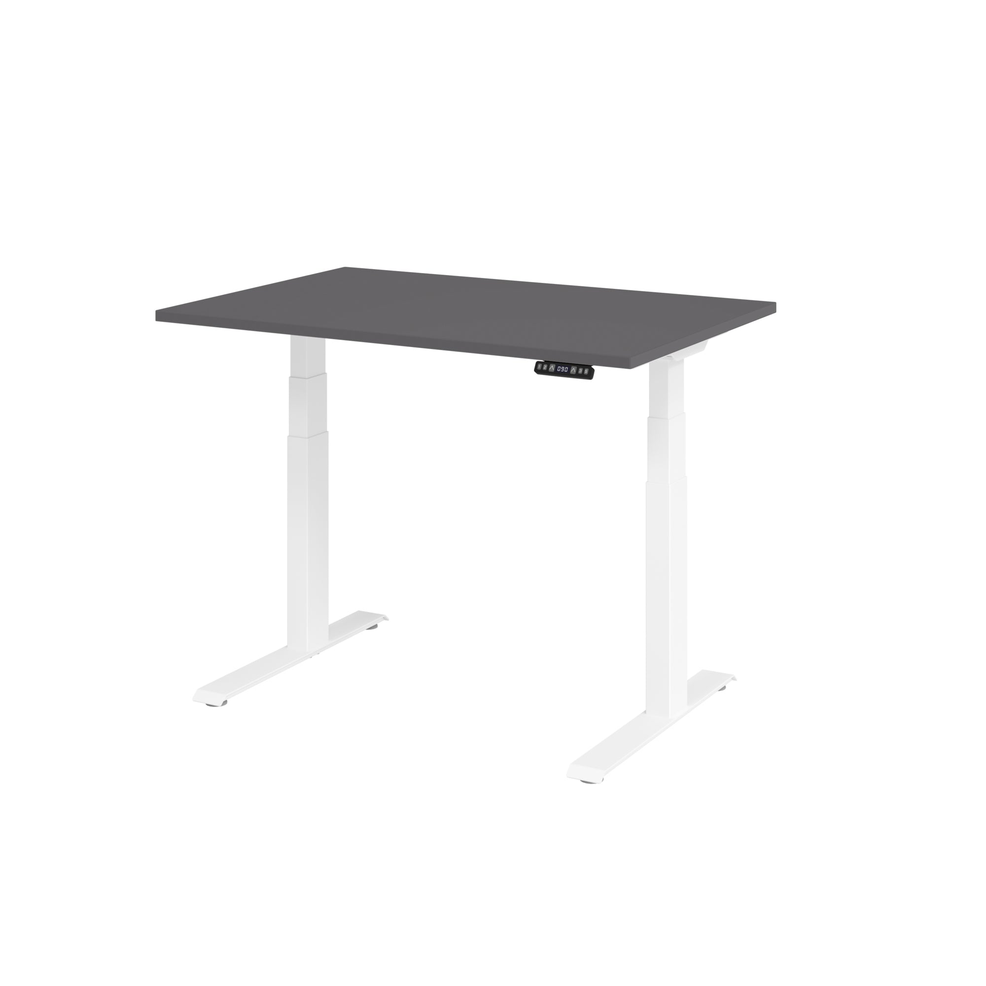 Hammerbacher Schreibtisch Basic 1.200 x 640 x 1.290 x 800 mm (B x H x T) graphit