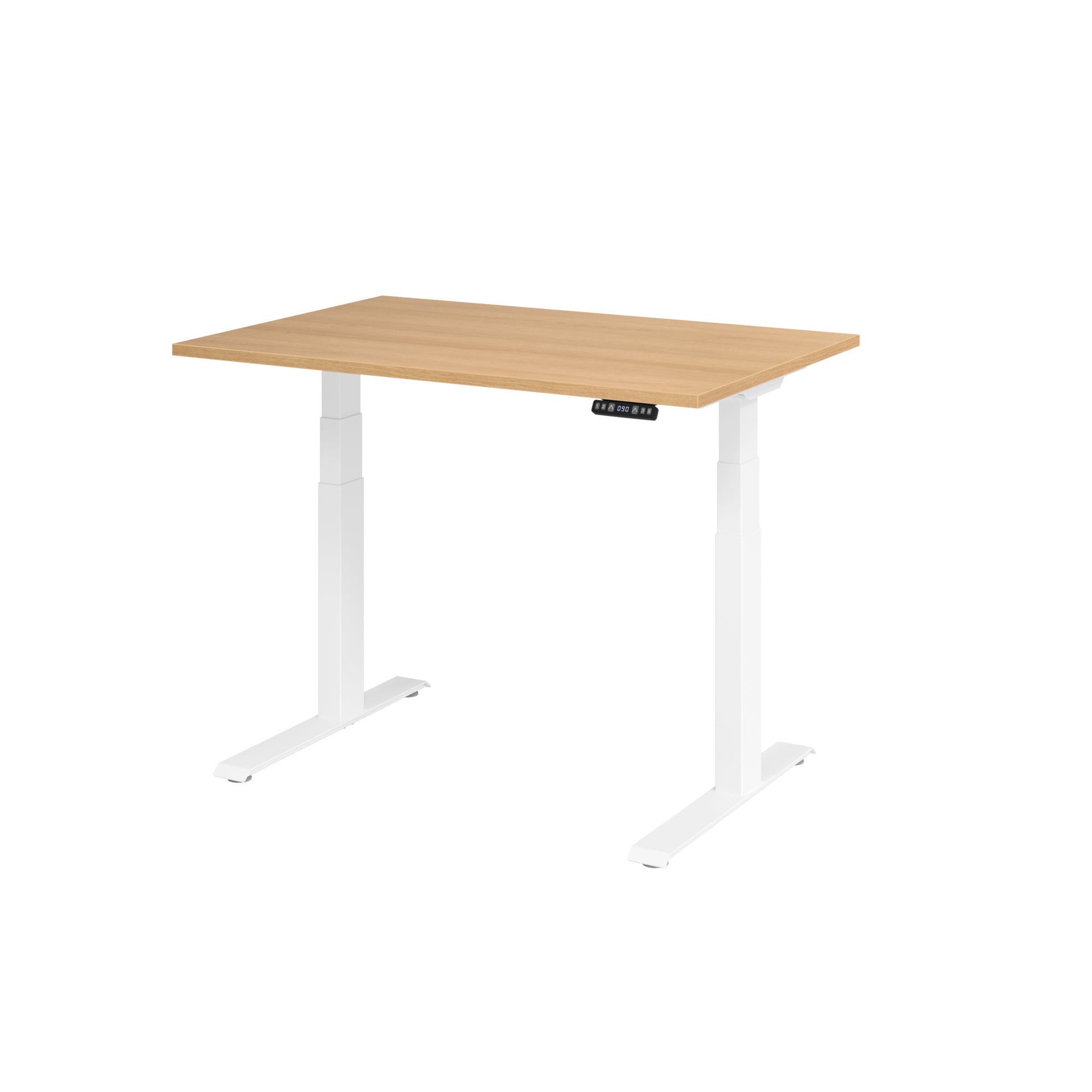 Hammerbacher Schreibtisch Basic 1.200 x 640 x 1.290 x 800 mm (B x H x T) eiche