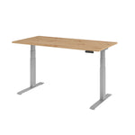 Hammerbacher Schreibtisch Basic 1.600 x 640 x 1.290 x 800 mm (B x H x T) asteiche – Produktbild 3