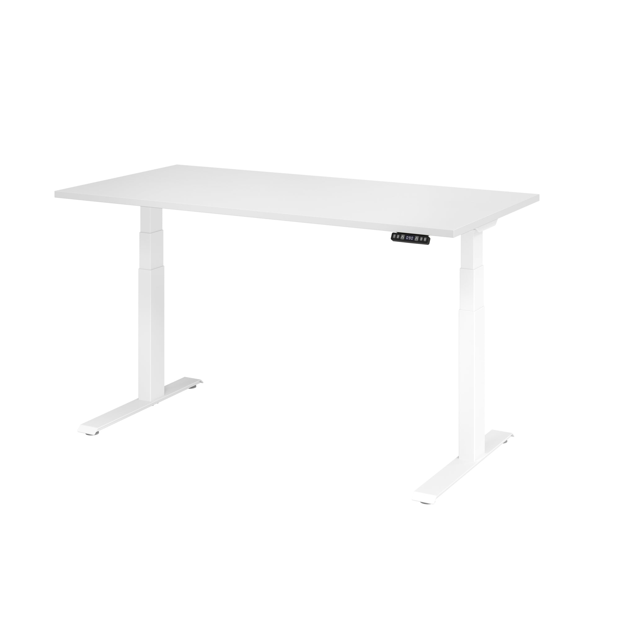Hammerbacher Schreibtisch Basic 1.600 x 640 x 1.290 x 800 mm (B x H x T) weiß