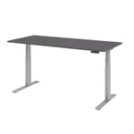 Hammerbacher Schreibtisch Basic 1.800 x 640 x 1.290 x 800 mm (B x H x T) graphit – Produktbild 3