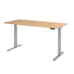 Hammerbacher Schreibtisch Basic 1.800 x 640 x 1.290 x 800 mm (B x H x T) eiche – Produktbild 3
