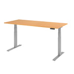 Hammerbacher Schreibtisch Basic 1.800 x 640 x 1.290 x 800 mm (B x H x T) buche – Produktbild 3