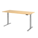 Hammerbacher Schreibtisch Basic 1.800 x 640 x 1.290 x 800 mm (B x H x T) ahorn – Produktbild 3
