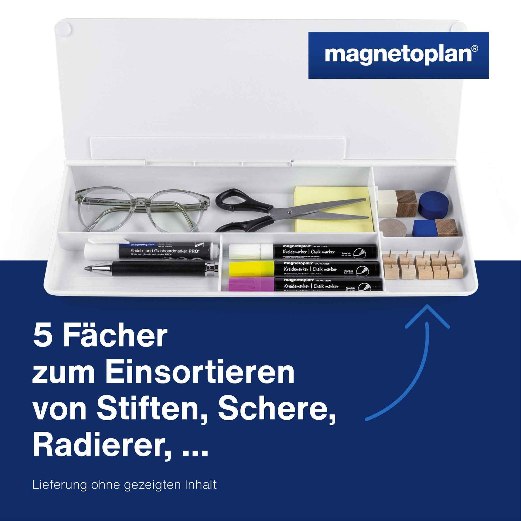 magnetoplan® Memoboard Desk-Organizer