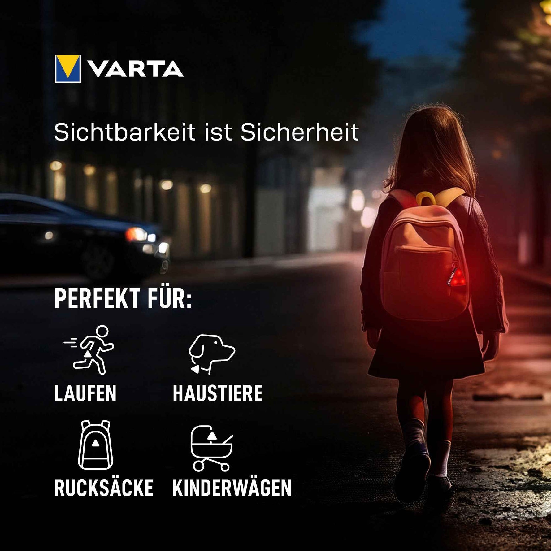 Varta Taschenlampe Magnatic Safety Light