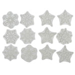 DECORIS Fensterbild Sterne, Schneeflocken 2 St./Pack.