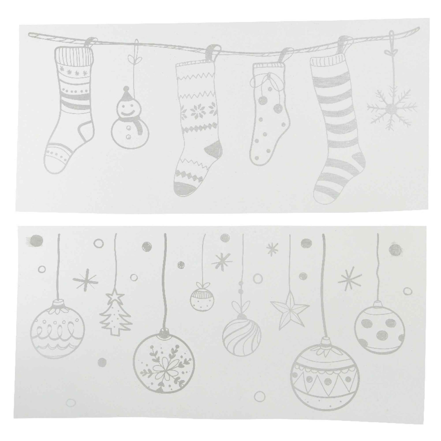 DECORIS Fensterbild Kugeln sortiert – Produktbild 2