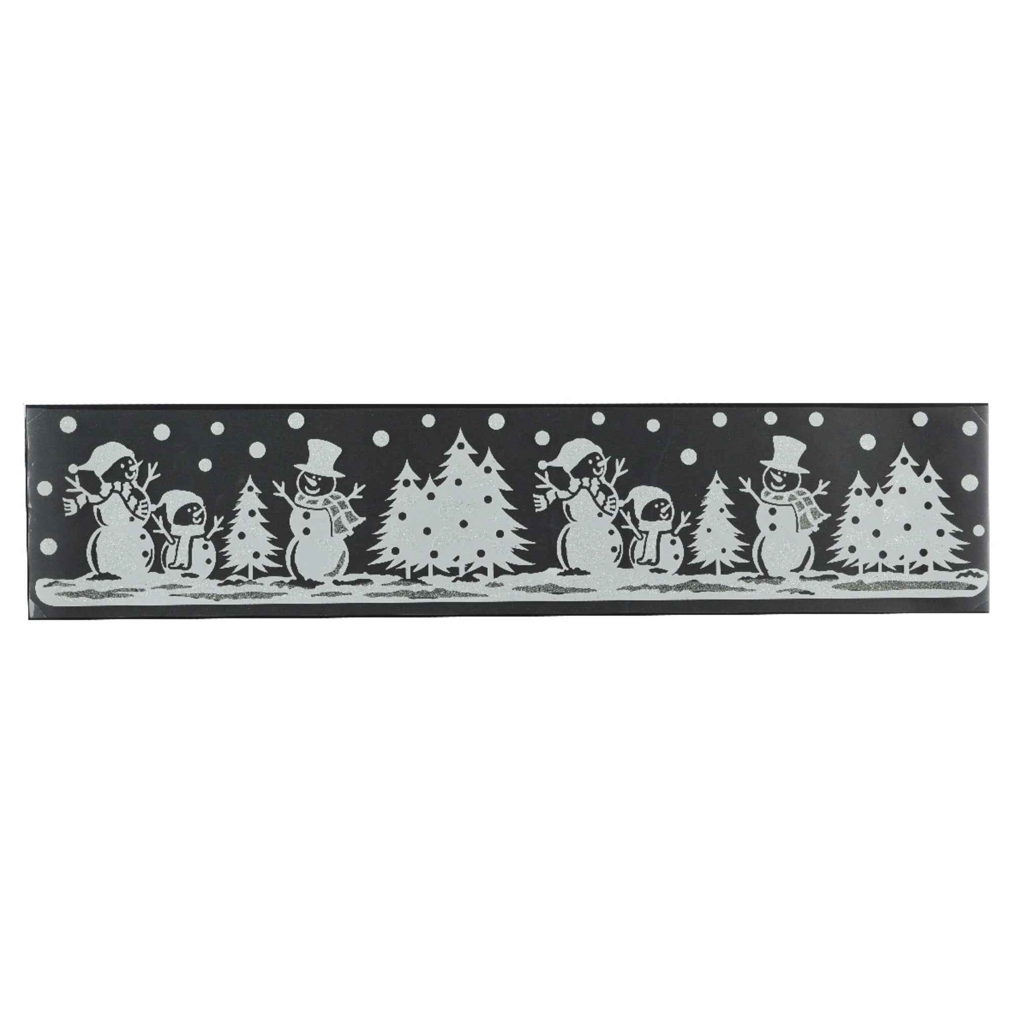 DECORIS Fensterbild Schneemann