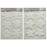 DECORIS Fensterbild Sterne, Schneeflocken 2 St./Pack. – Produktbild 2