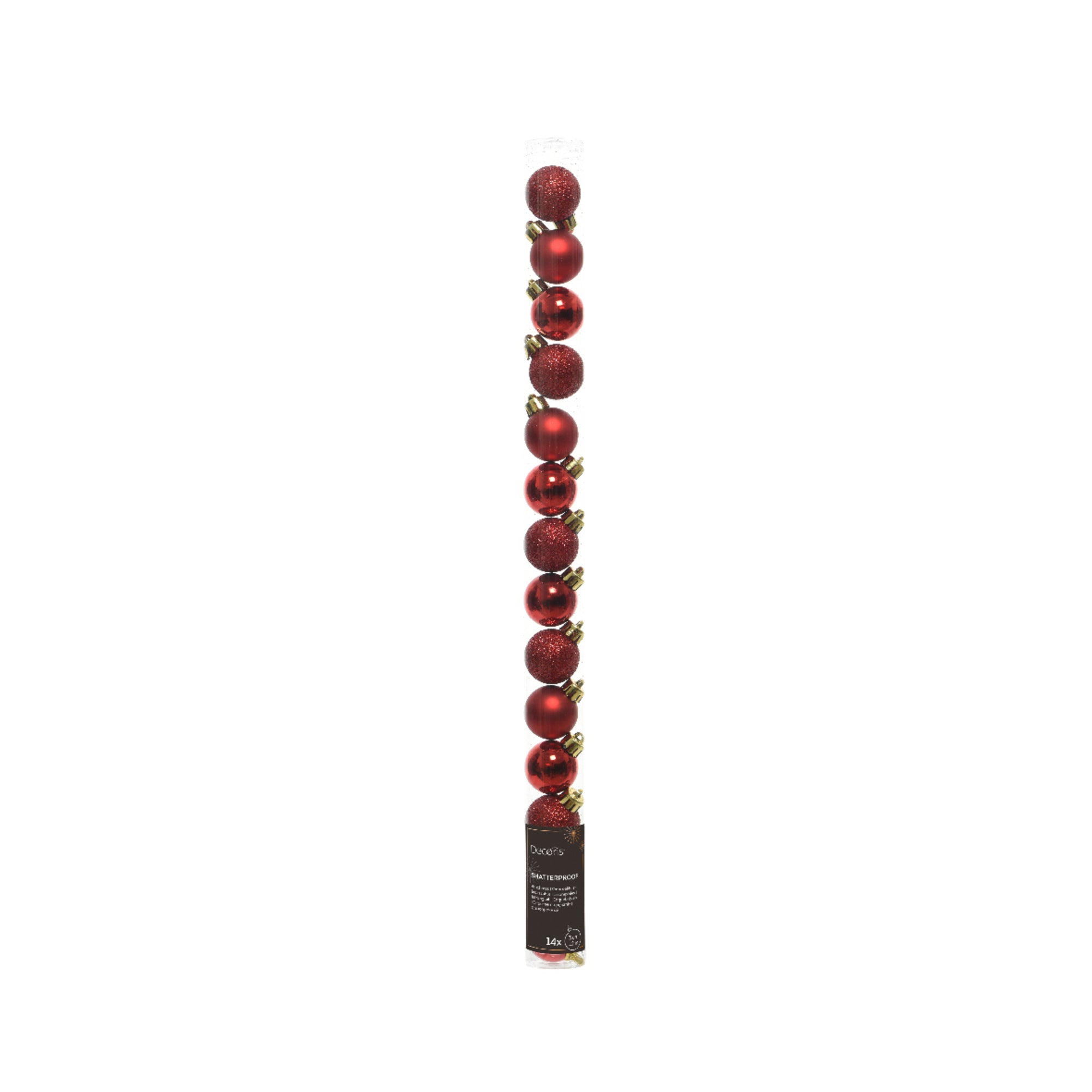 DECORIS Christbaumschmuck Kugel Mix Durchmesser 3 cm - Wiepa Bürofachpartner