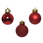 DECORIS Christbaumschmuck Kugel Mix Durchmesser 3 cm