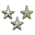 DECORIS Christbaumschmuck Stern Mix 6 St./Pack.