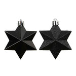 DECORIS Christbaumschmuck Stern Mix 12 St./Pack.