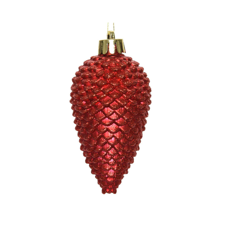DECORIS Christbaumschmuck Zapfen Mix 4,5 x 8 cm (Ø x H)