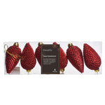 DECORIS Christbaumschmuck Zapfen Mix 4,5 x 8 cm (Ø x H)