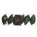 DECORIS Christbaumschmuck Zapfen Mix 4,5 x 8 cm (Ø x H)