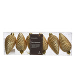 DECORIS Christbaumschmuck Zapfen Mix 4,5 x 8 cm (Ø x H)