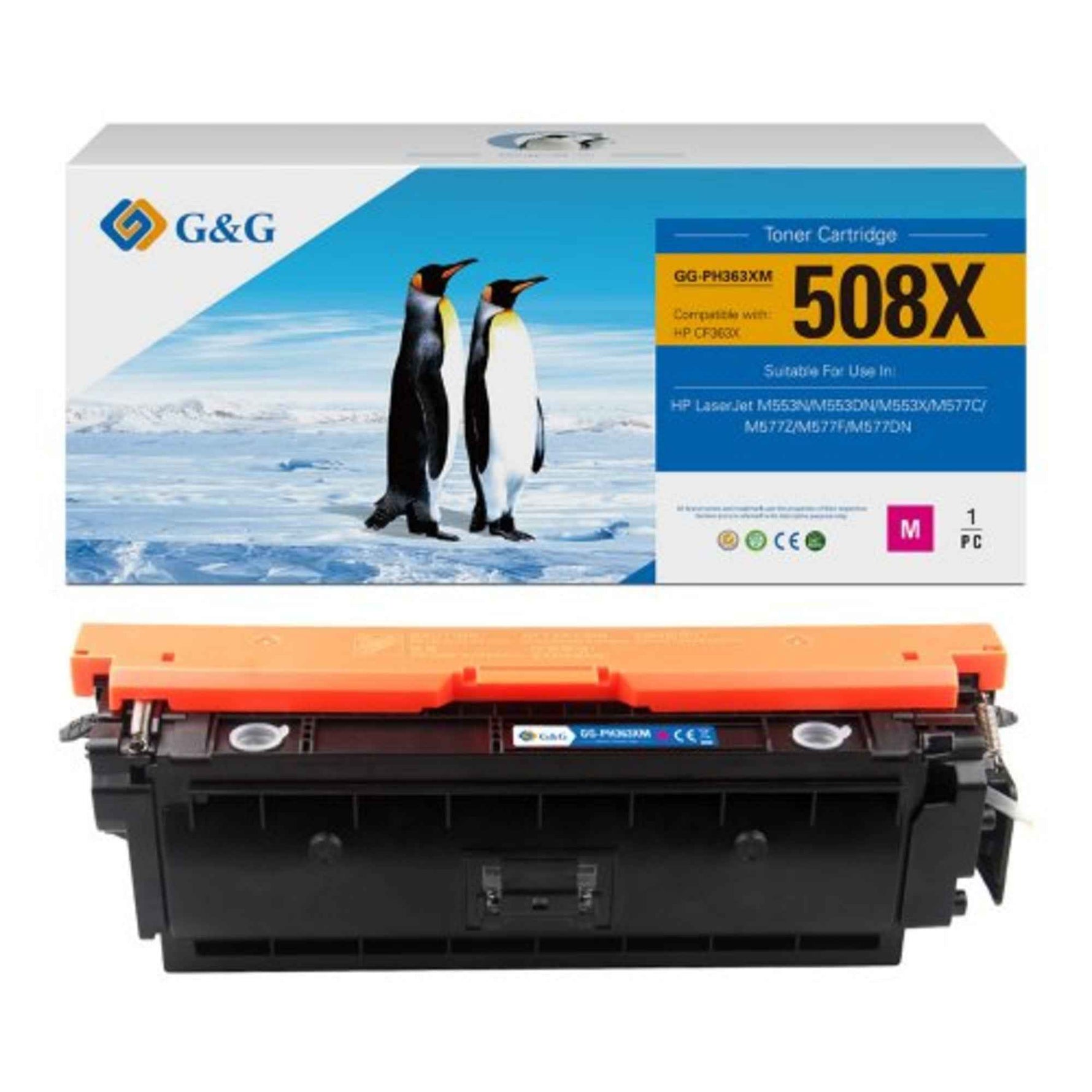 G&G Toner Kompatibel mit HP 508X magenta