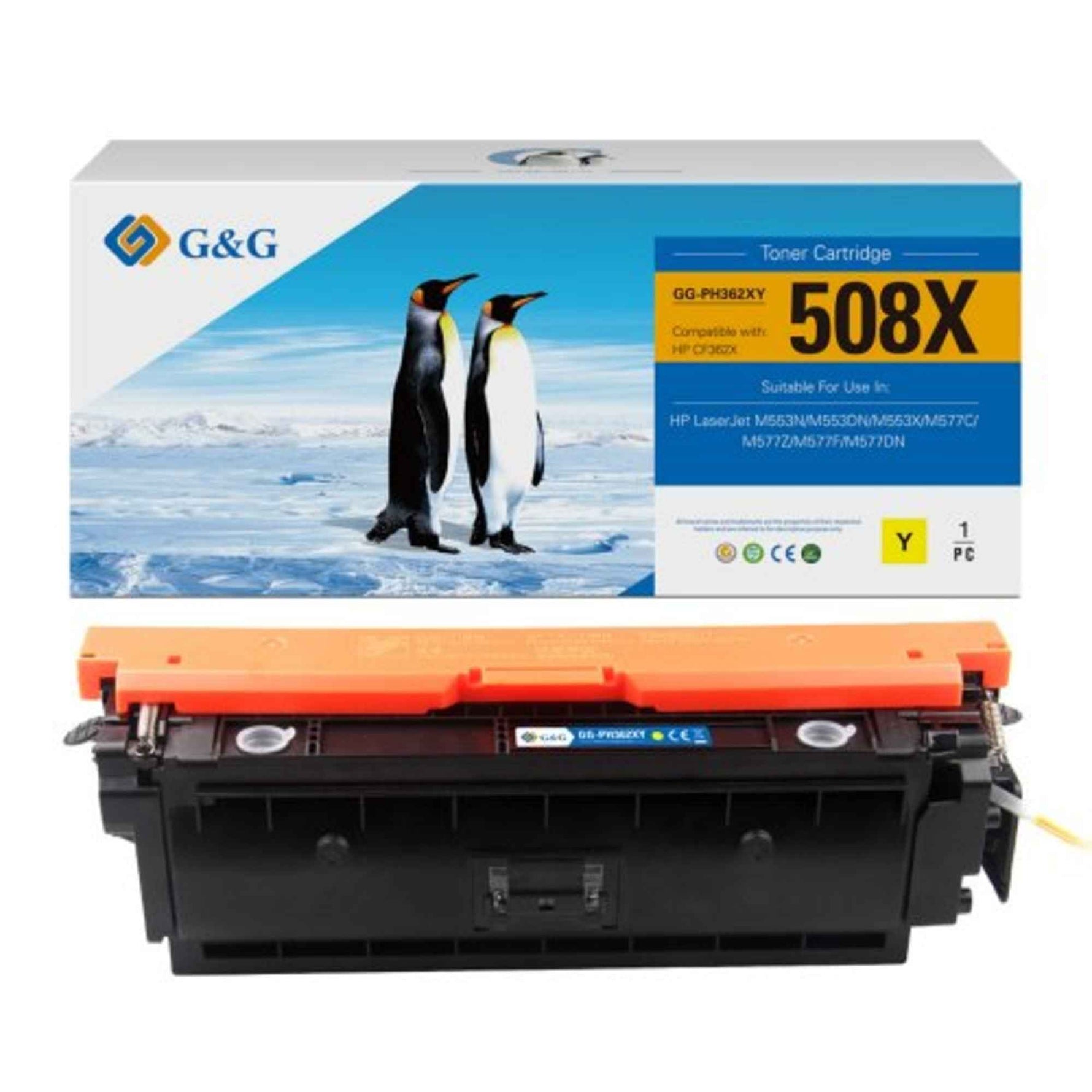 G&G Toner Kompatibel mit HP 508X gelb