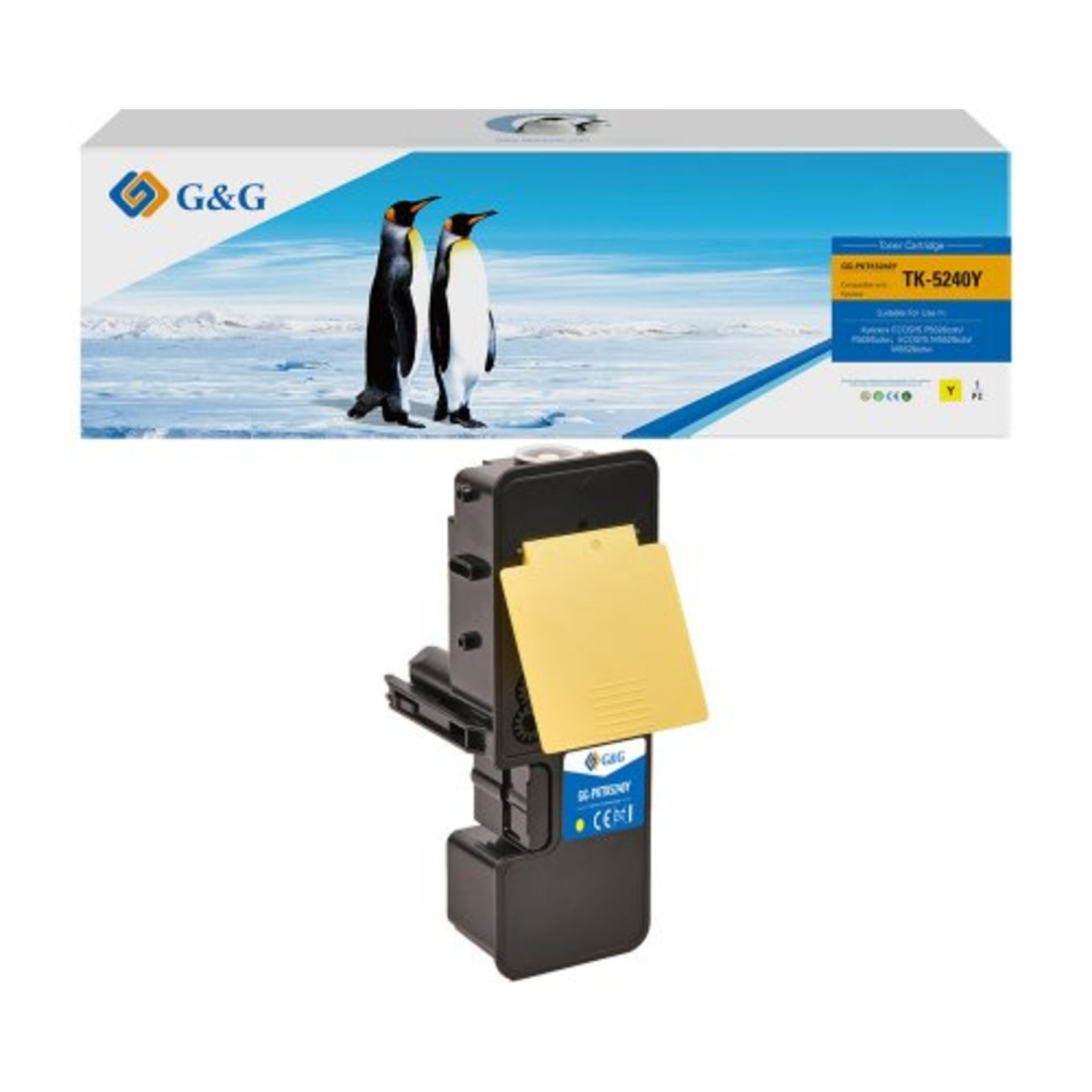 G&G Toner Kompatibel mit KYOCERA TK-5240Y gelb - Wiepa Bürofachpartner