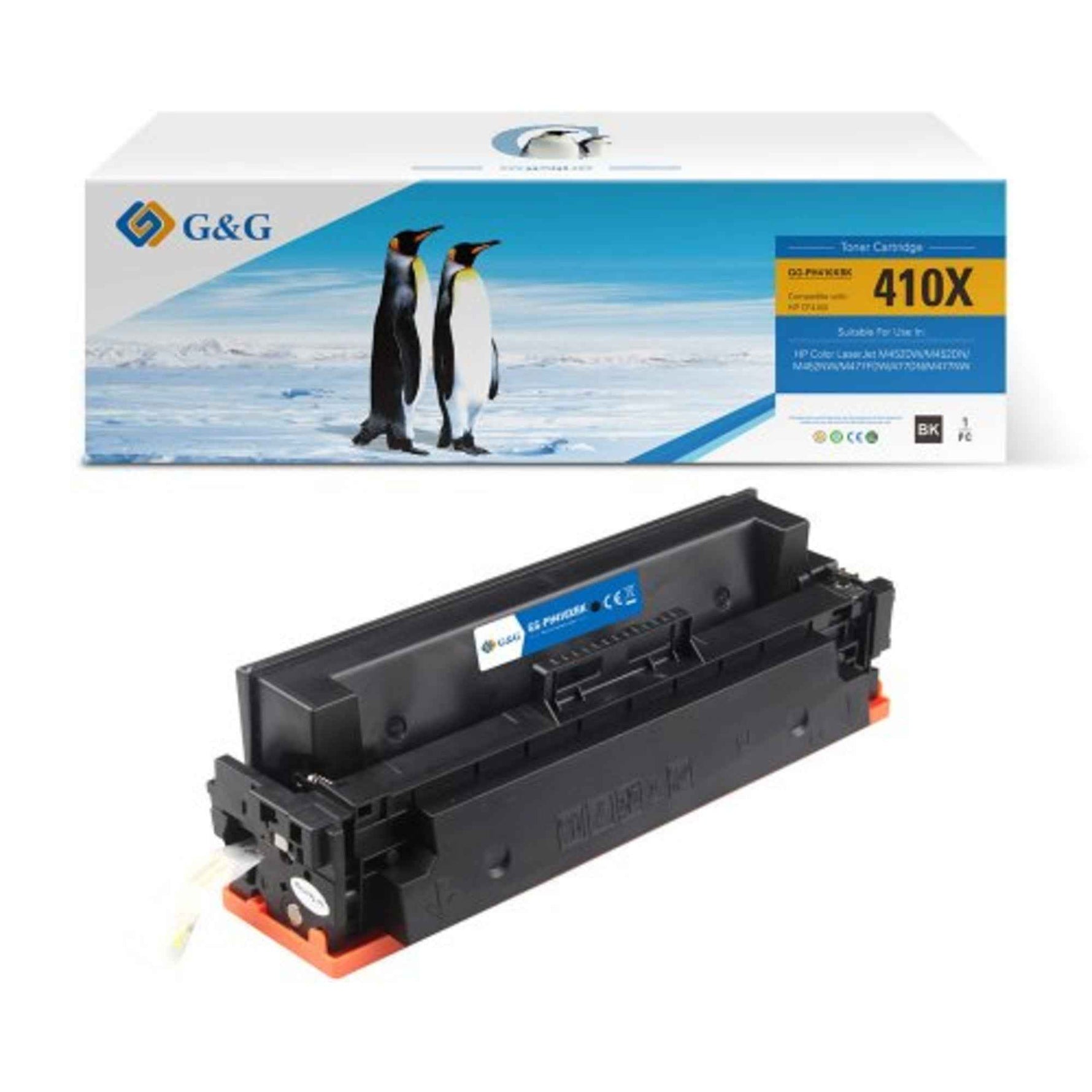 G&G Toner Kompatibel mit HP 410X schwarz