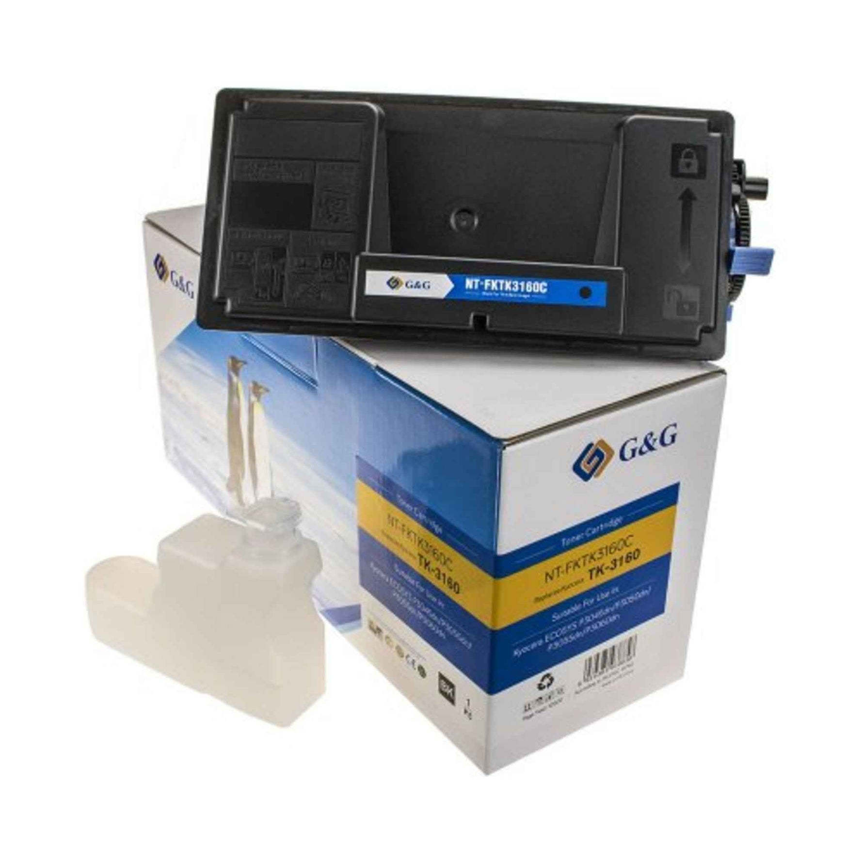 G&G Toner Kompatibel mit KYOCERA TK-3160 schwarz