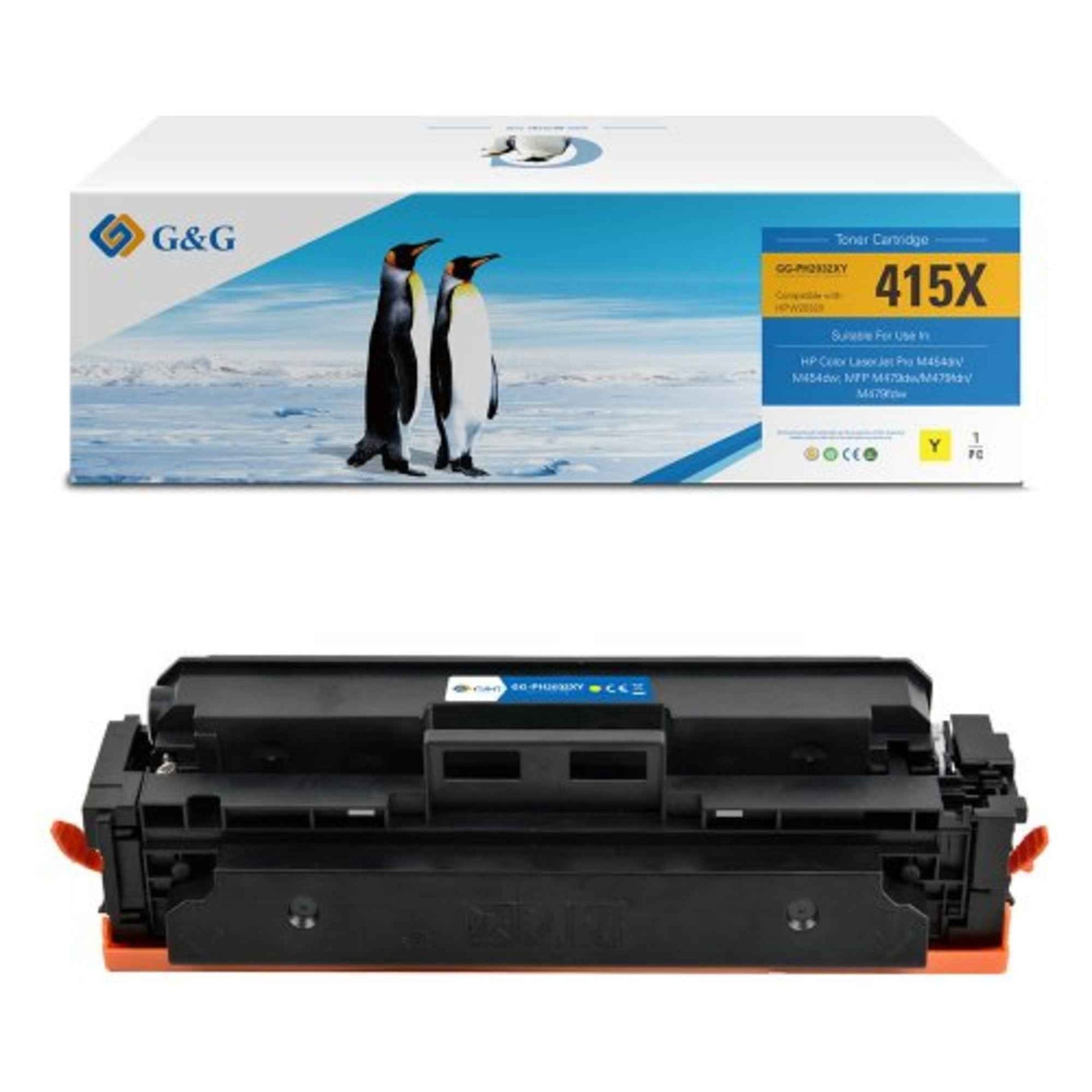 G&G Toner Kompatibel mit HP 415X gelb
