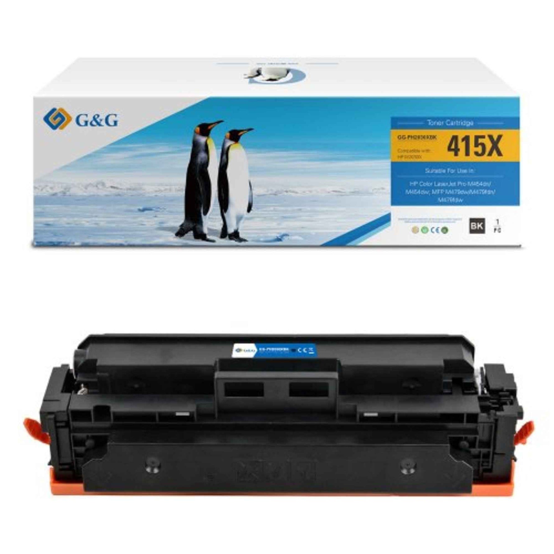G&G Toner Kompatibel mit HP 415X schwarz