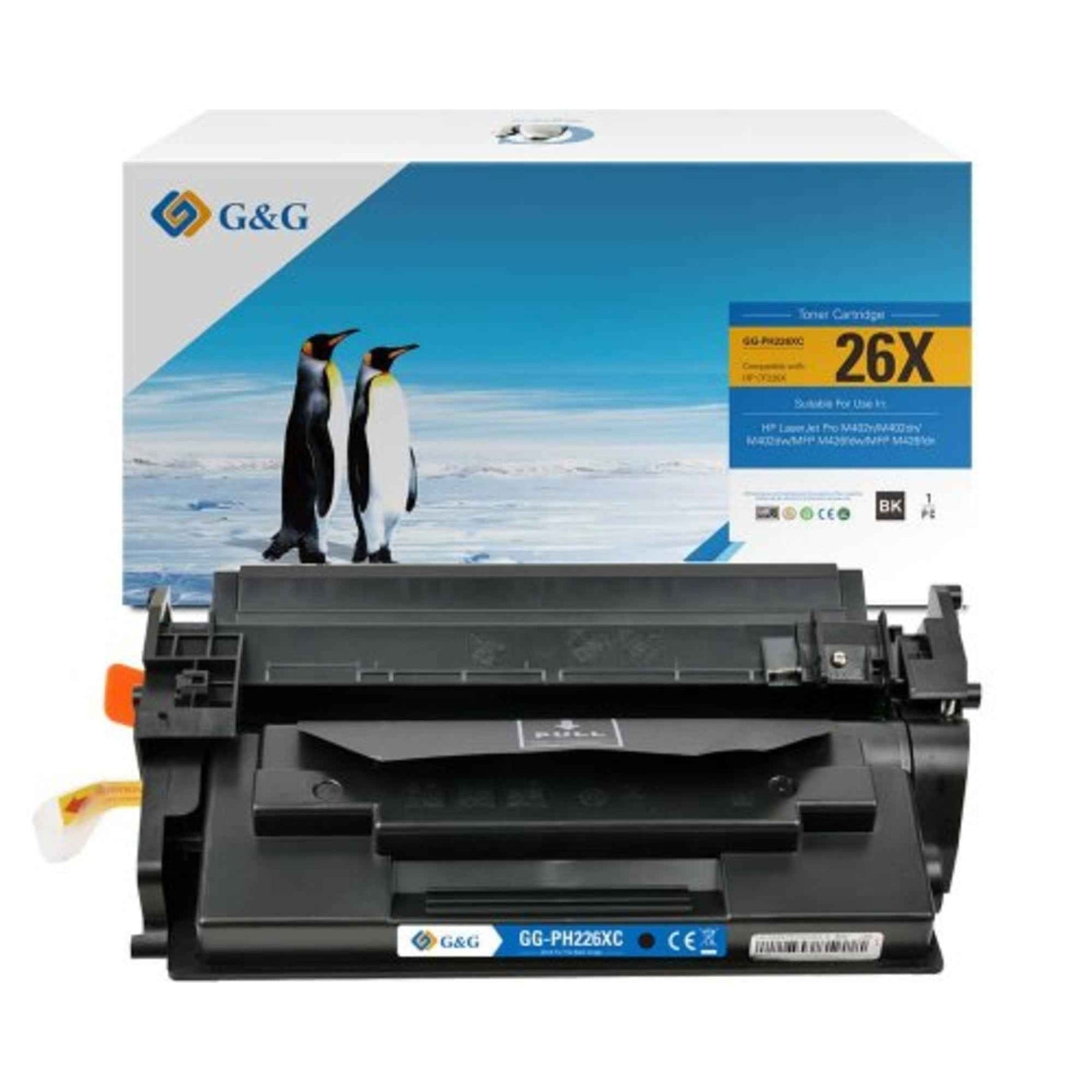 G&G Toner Kompatibel mit HP 26X schwarz
