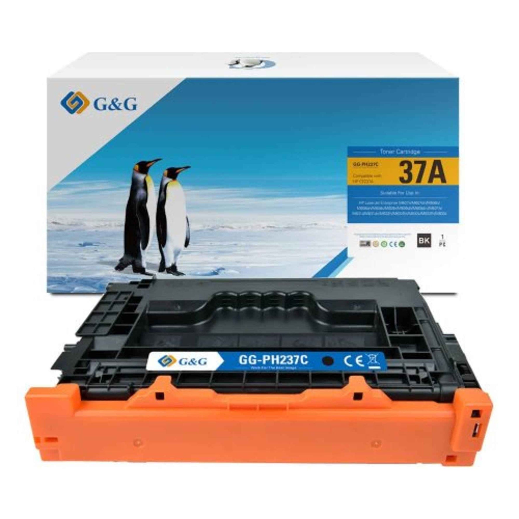 G&G Toner Kompatibel mit HP 37A schwarz