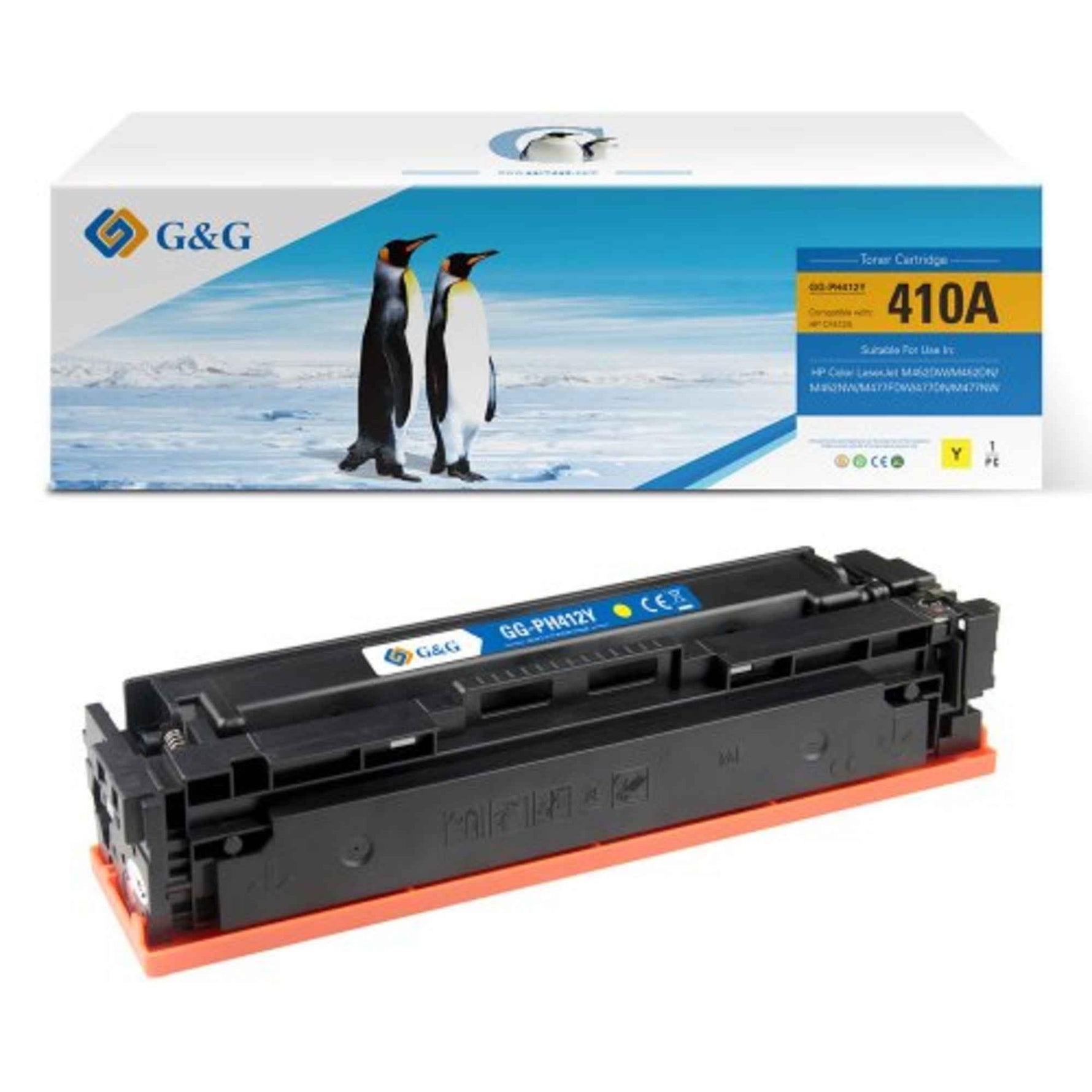 G&G Toner Kompatibel mit HP 410A gelb