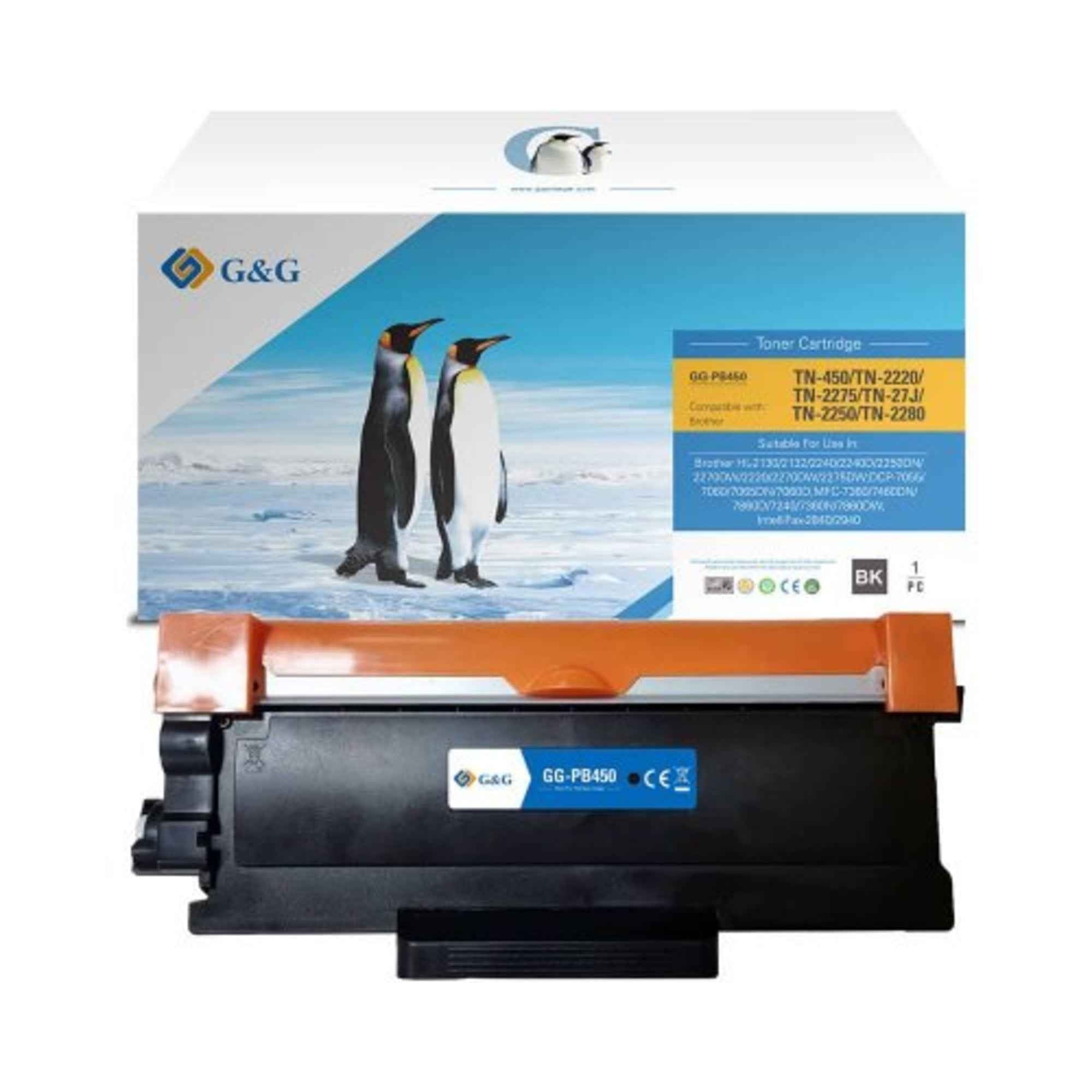 G&G Toner Kompatibel mit Brother TN-2220 schwarz