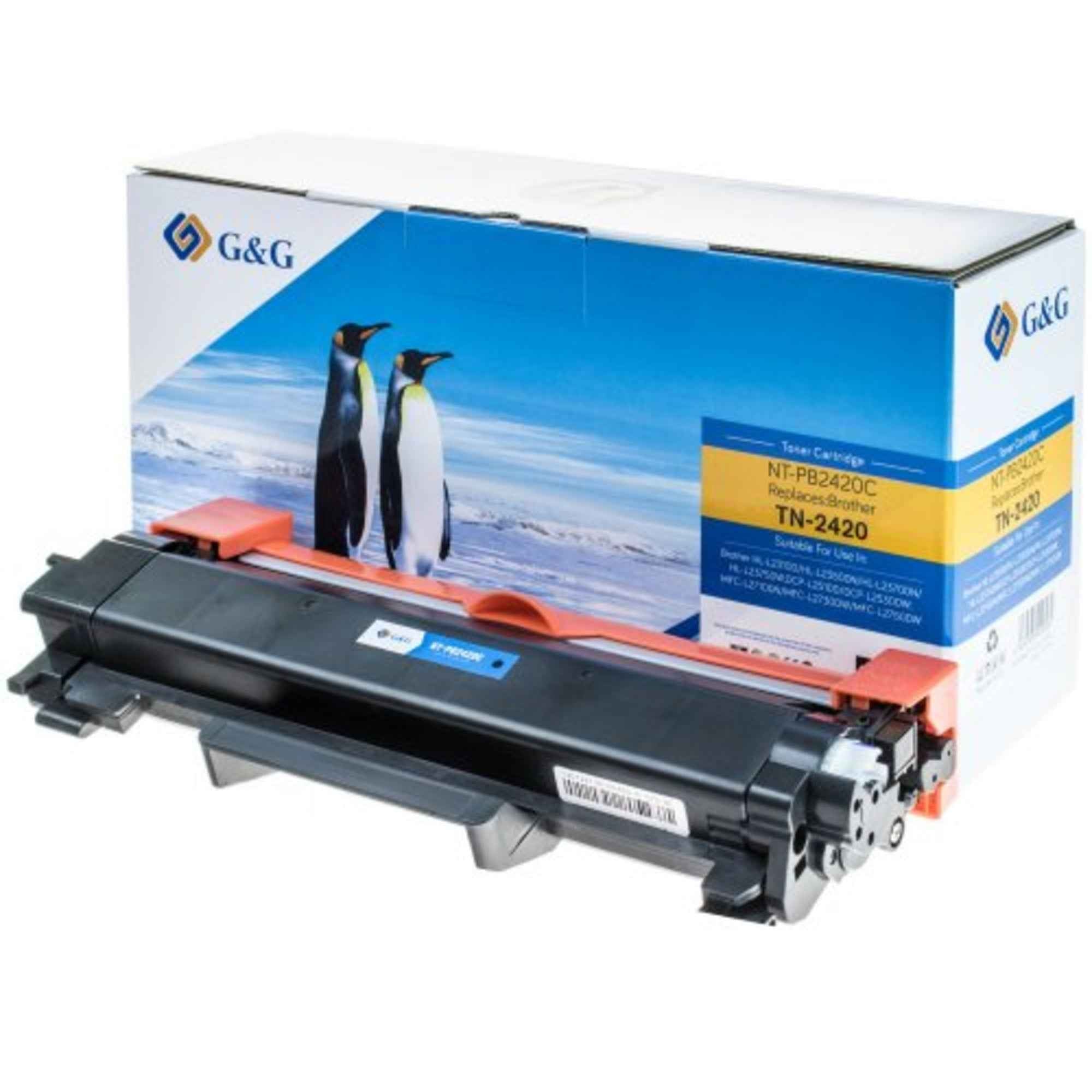 G&G Toner Kompatibel mit Brother TN-2420 schwarz