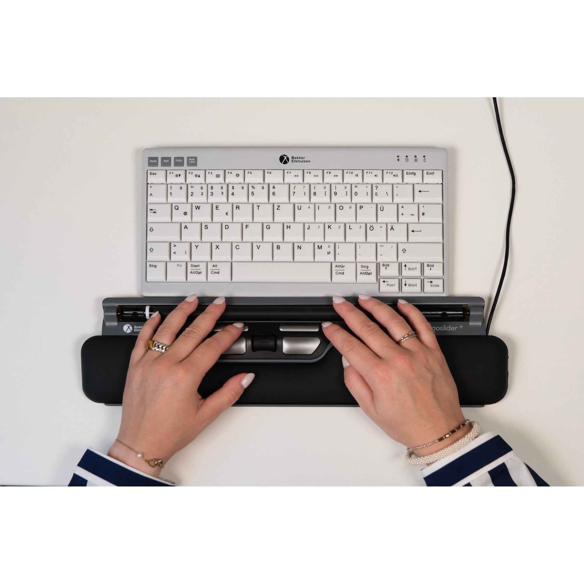 BakkerElkhuizen Optische PC Maus ErgoSlider Plus ergonomisch