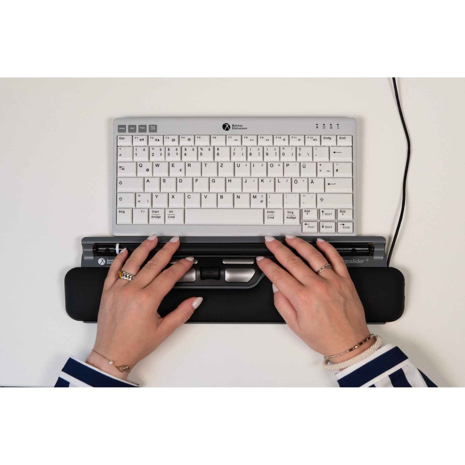 BakkerElkhuizen Optische PC Maus ErgoSlider Plus ergonomisch