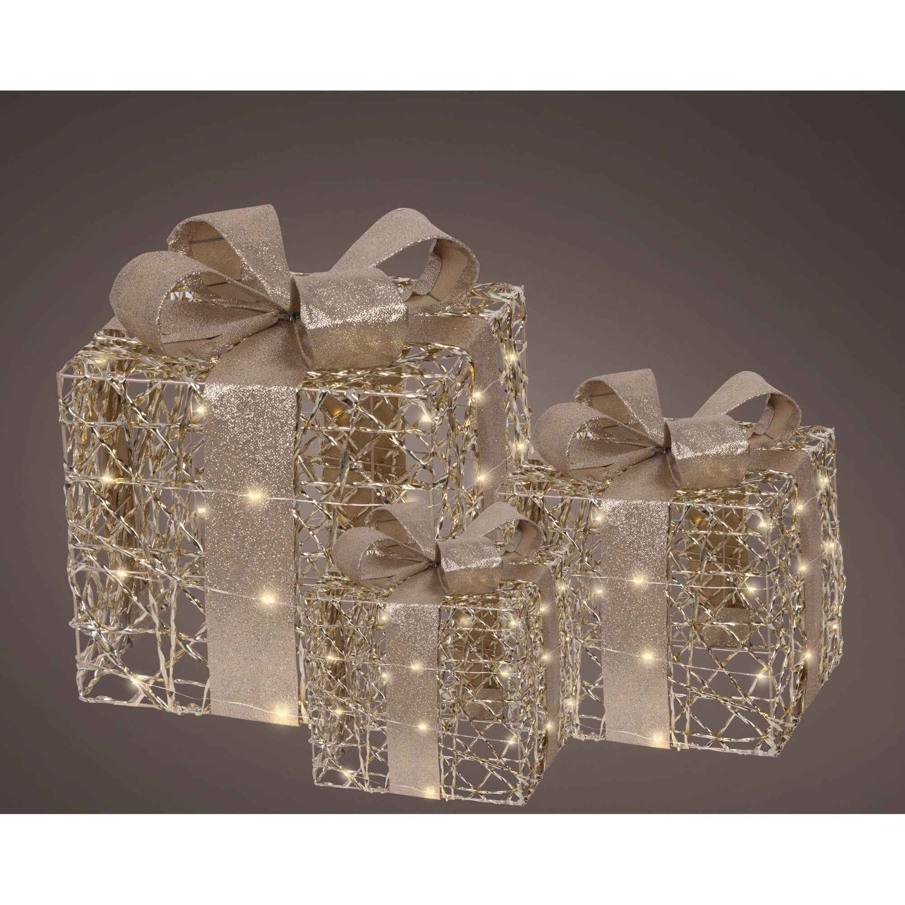 LUMINEO Lichtfigur Geschenkschachtel