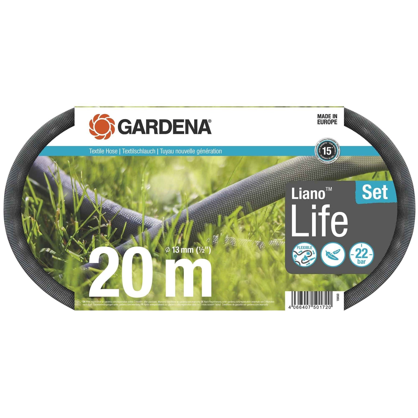 GARDENA Wasserschlauch Liano™ Life