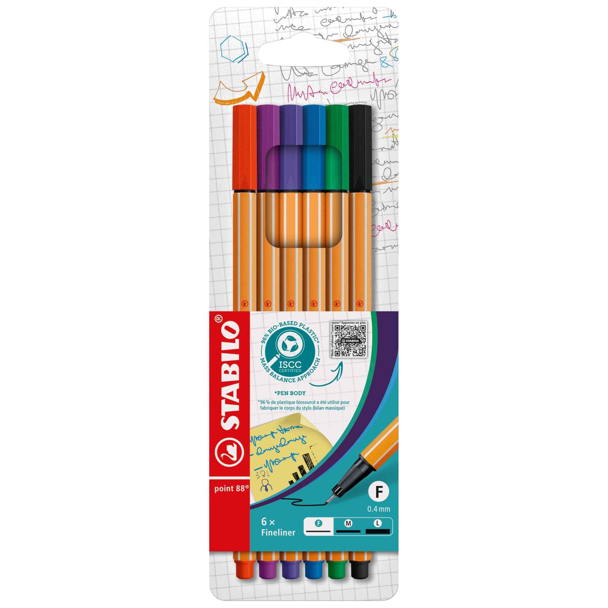 STABILO® Fineliner point 88® 6 St./Pack.