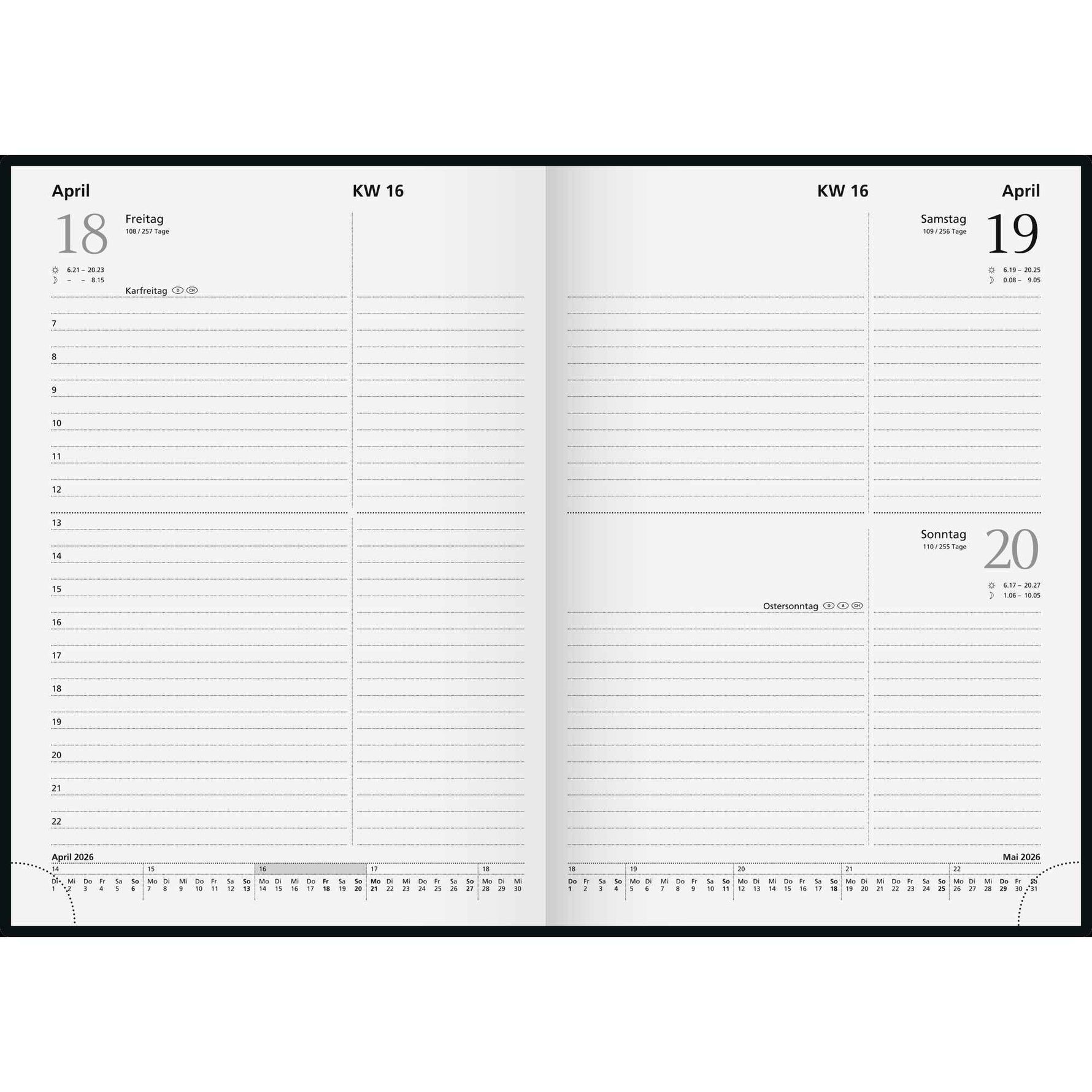 Glocken Buchkalender 2026