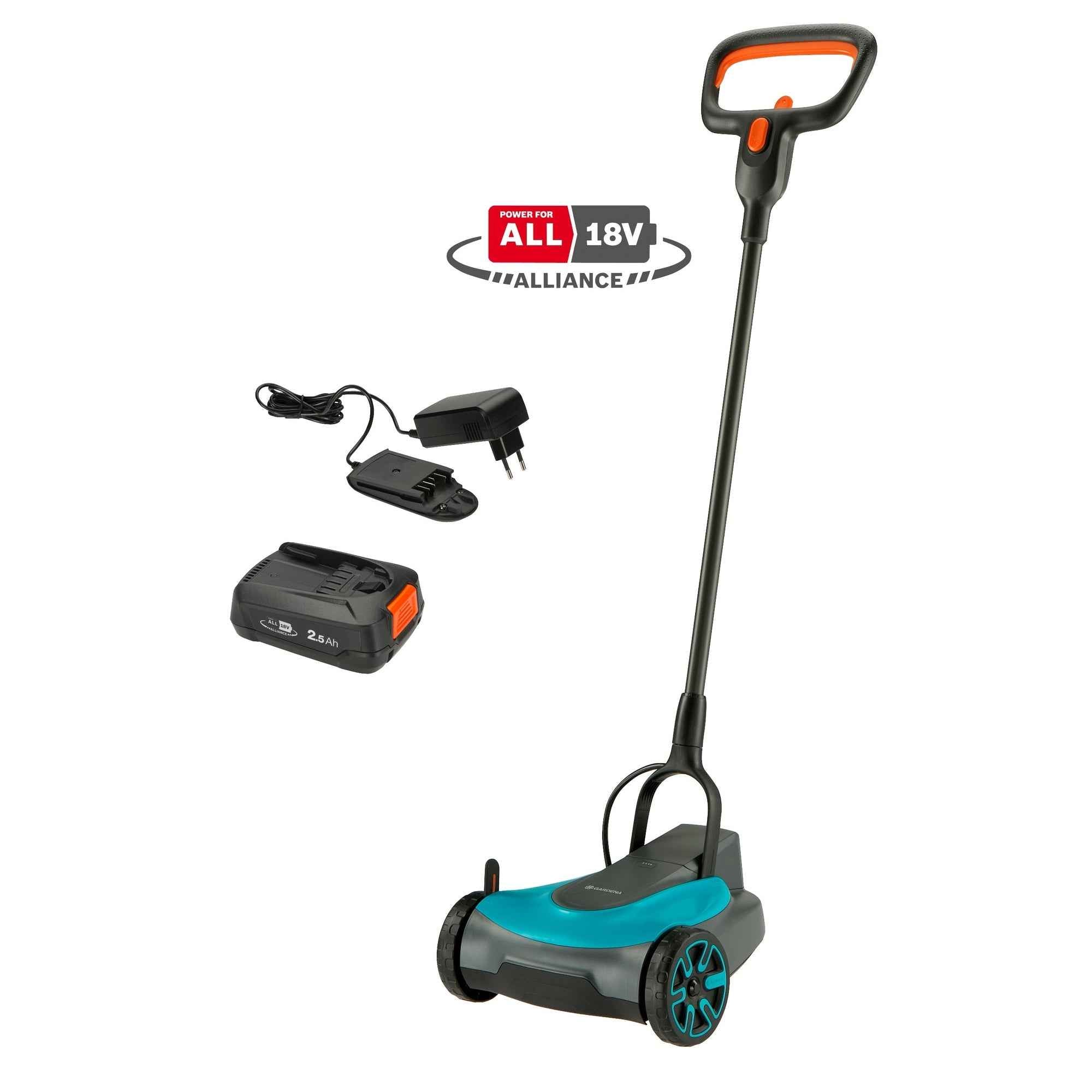 GARDENA Rasenmäher HandyMower 22/18V P4A mit Akkupack