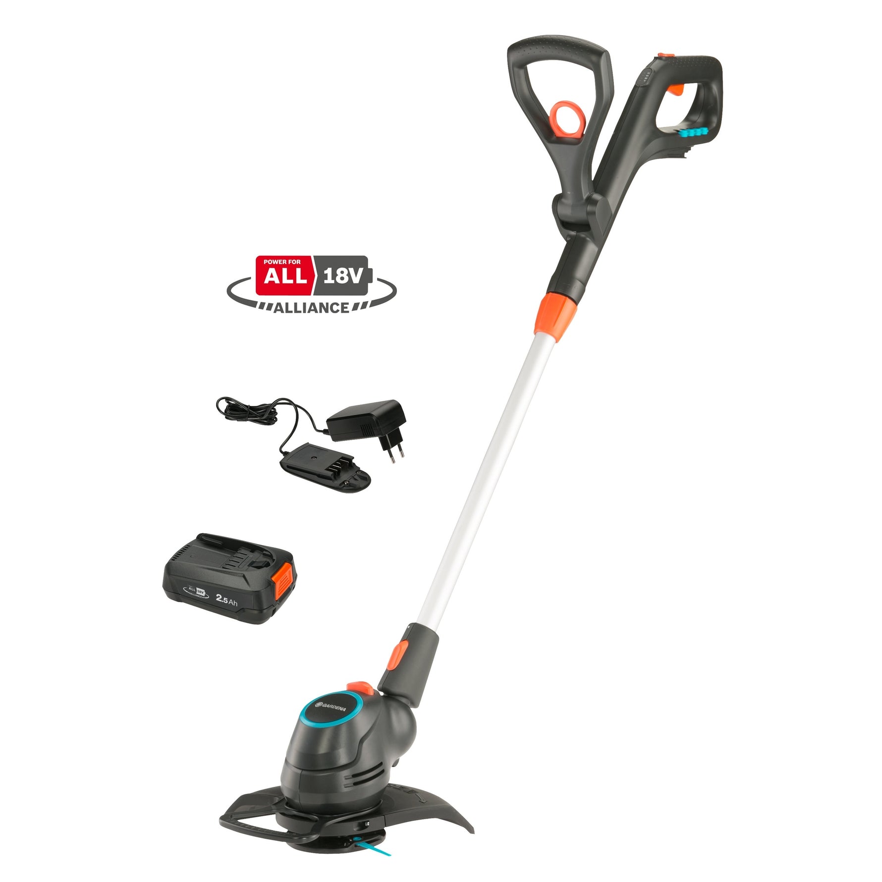 GARDENA Rasentrimmer ComfortCut Li-18/23 mit Akkupack - Wiepa Bürofachpartner