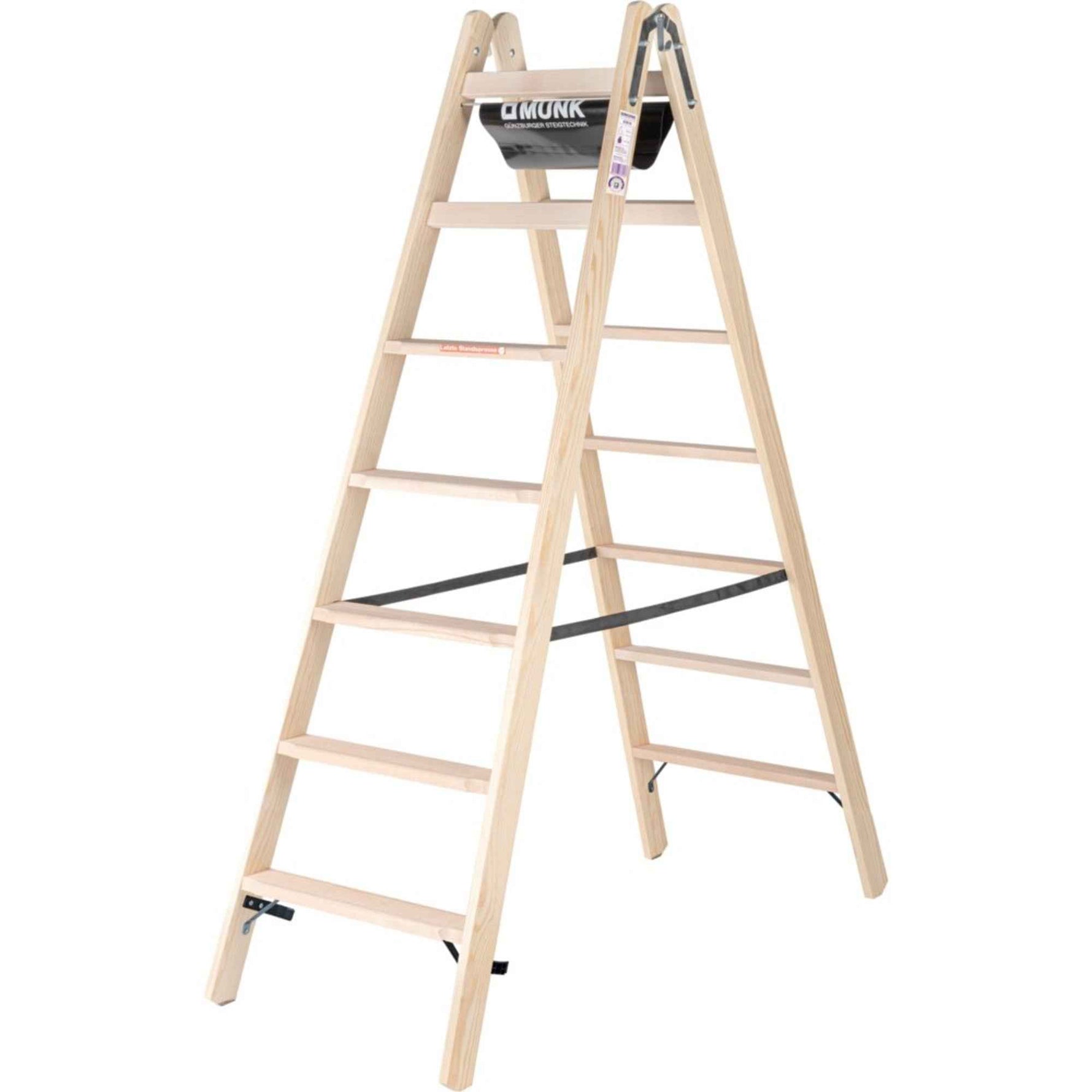 MUNK Stehleiter max. Arbeitshöhe 3,18 m