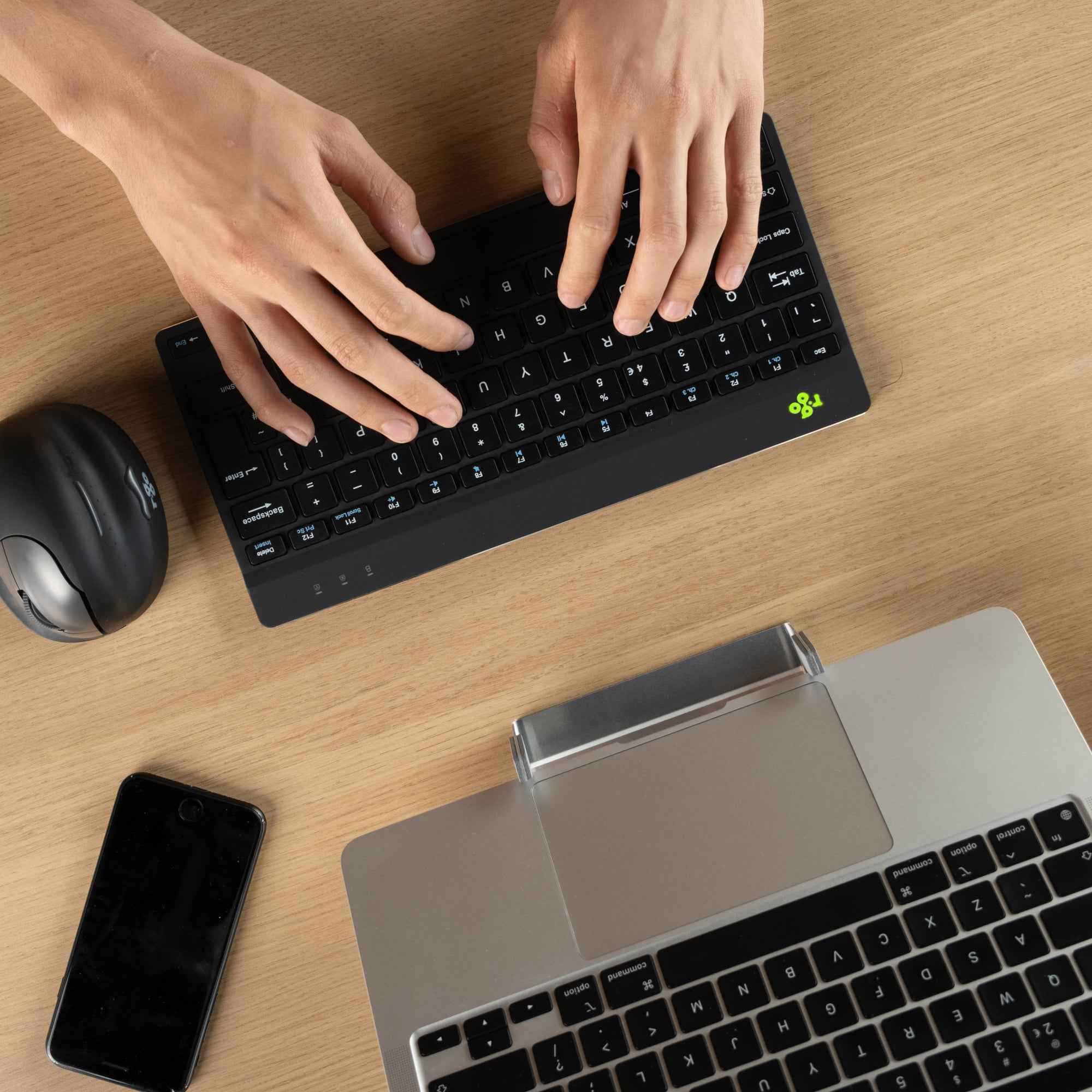 R-Go Tools Tastatur Compact Break ergonomisch